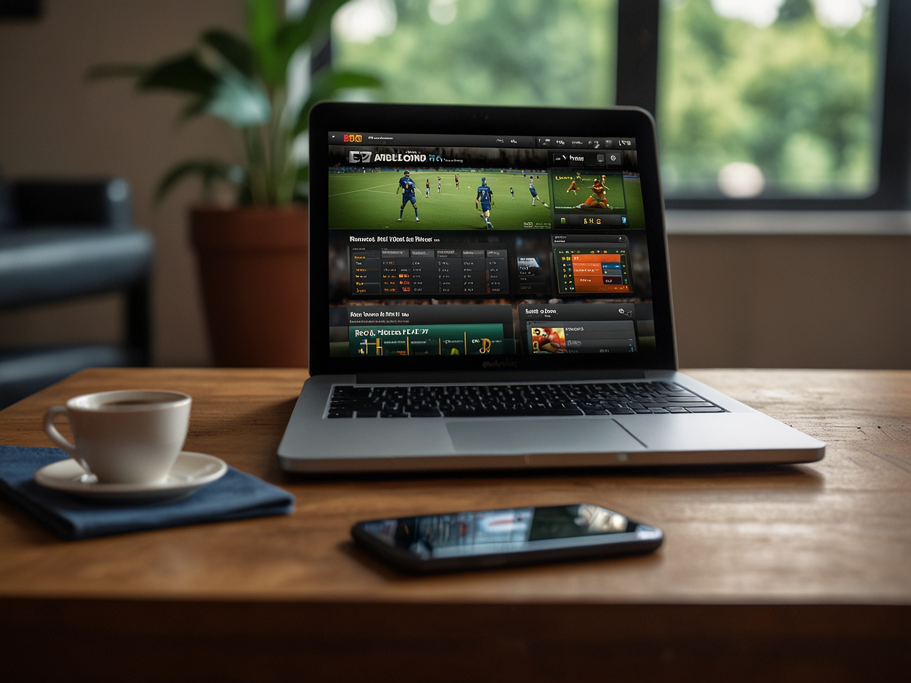 Mobile browser showing betting site